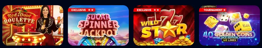 Spellen in CASINO ORIA
