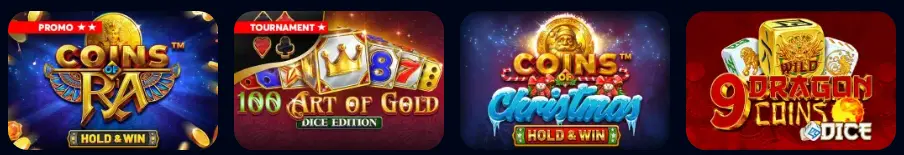 Minigames in CASINO ORIA
