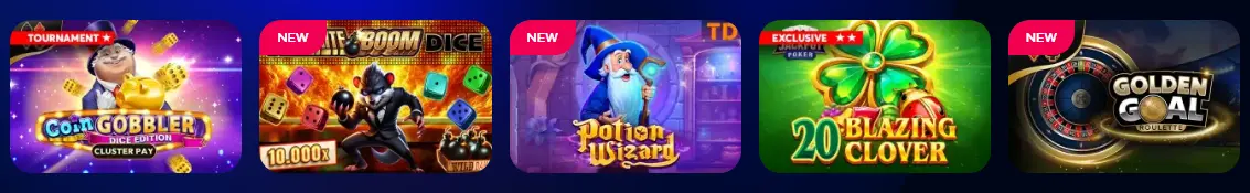 Bonussen bij CASINO ORIA
