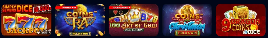 Exclusieve spellen CASINO ORIA
